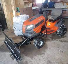 Some riding mowers are built with larger fuel capacity, or tighter turn arcs. Best Husqvarna Tractor Snow Plow 26hp 54 Cut For Sale In Ajax Ontario For 2021