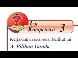 Uji Kompetensi 3 Mtk Kelas 8 K13 I Pilihan Ganda 1 15 Youtube