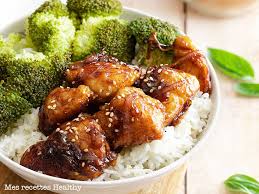 Poulet Laque Au Sesame Et Soja Mes Recettes Healthy Recette Recette Poulet Laque Recette Poulet