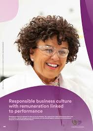 Responsible business culture with remuneration linked to performance