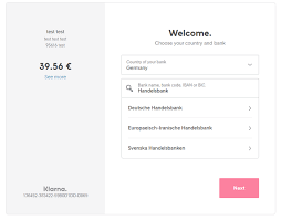 See the online banking service agreement or help within online banking for specifics. Payment Method Klarna