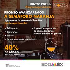 #edoméx avanza a semáforo naranja. Facebook