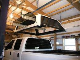 10 Pickup Canopy Lift System Ideas Pickup Canopy Garage Lift Garage Hoist