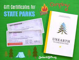 Get free camping gift cards now and use camping gift cards immediately to get % off or $ off or free shipping. State Parks Gift Certificates For Outdoor Enthusiasts Thoughtful Gifts Sunburst Giftsthoughtful Gifts Sunburst Gifts