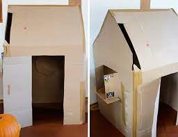 Familie sonnenschein kinder spielzeug videos 175 382 views 5 52. Kinderhaus Aus Pappe Frau Scheiner