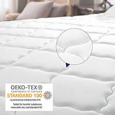 Shopping for an innerspring mattress? Kescas Double Mattress 10 Inch Height Memory Foam And Innerspring Hybrid Mattress With Individually Wrapped Coils Innerspring Mattress With Certipur Us Certified Medium Firm Feel