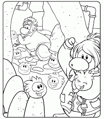 Cute little penguins are always adorable and interesting for any little kids. Club Penguin Printable Coloring Pages Coloring Home