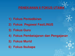 Namun bukan berarti jika tidak ada salah satu, maka salah satunya lagi tidak berfungsi sama sekali. Penekanan 6 Fokus Utama Fokus Pentadbiran Fokus Pegawai Fasilinus Fokus Guru Fokus Pembelajaran Dan Pengajaran Fokus Murid Fokus Ibubapa Ppt Download
