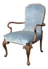 Check spelling or type a new query. Vintage French Provincial Blue Fauteuil Chair On Chairish Com Chair Bergere Chair Furniture