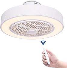 Ceiling fan remote control kits can be universal or specific to a particular brand of ceiling fan. Ceiling Fan With Lighting And Remote Control Modern Ceiling Lights Dimmable 40 W Fan Light For Living Room Bedroom Amazon De Beleuchtung