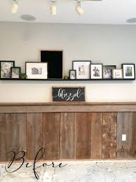Barn wood planks instantly transform any room into a rustic, farmhouse chic, setting. Barnwood Wall Update Grace In My Space