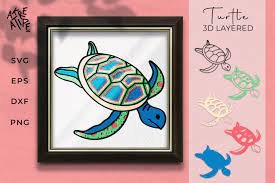 Download Layered Turtle Mandala Svg For Cutting Machines