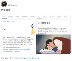 A blast of wind to fan my hate! Police Snow White And Prince Florian Age Gap Know Your Meme
