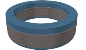Each filament is reinforced with an inconel® wire jacket. Vee Packing