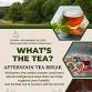 What’s The Tea? Afternoon Tea Break event in Tama, IA