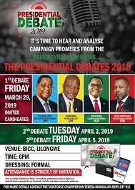 Presidential Debate 2019 Malawi Nyasa Times News From Malawi About Malawi