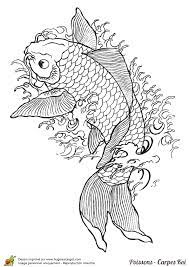 page 1 sur 12 hugolescargot com dessin poisson carpe koi coloriage de montagne facile