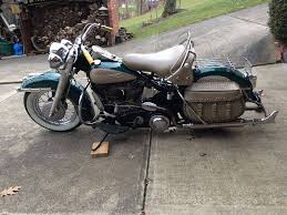 Image result for Green 1952 Motorcycle