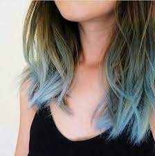 Light Blue Hair Love Them Xoxo Hair Dye Tips Dip Dye Hair Blue Ombre Hair