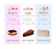 Major android releases have long been named after desserts. Bakery And Pastry Shop Desserts Banner Set With Text Fresh Sweet Royalty Free Cliparts Vectors And Stock Illustration Image 134175412