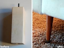 Ikea Karlstad Midcentury Hack Karlstad Sofa Diy Furniture Decor Mid Century Furniture Legs
