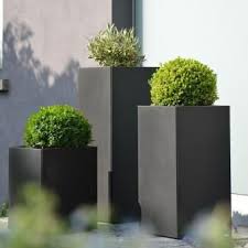 Jan Kurtz Planter Pflanzkubel Schwarz Mit Bildern Pflanzkubel Haustur Pflanzer Pflanzen