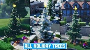 Season 5 is finally here on the fortnite battle royale island with new areas and realities being spliced into the existing map. Fortnite Holiday Tree Locations Pro Game Guides