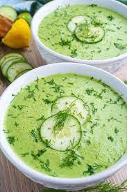 Cold Cucumber Soup Recipe Summer Soup Recipes Cucumber Soup Recipe Cold Soup Recipes