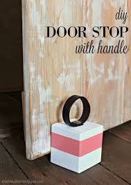 The tube door stop, as is name suggests, is shaped like a tube. Diy Door Stop With Handle