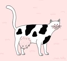 Share the best gifs now >>>. Cat Cow Gif By Juan Billy Find Share On Giphy