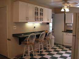 The expansion of the breakfast bar will both lessen the space accessible in the kitchen itself and make movement stream somewhat more troublesome, so it's up to a planner to make sense of. Small Kitchens With Breakfast Bars