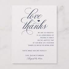 Wedding Thank You Cards For Tables Navy Blue Zazzle Com Wedding Thank You Cards Wedding Thank You Cards Wording Wedding Thank You Messages