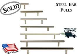 solid square kitchen cabinet bar pulls