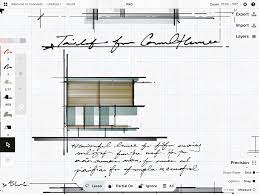 This app was not designed specifically for architects, but it's a real productivity booster for anyone struggling with expenses. Architectural Design Sketching On The Ipad Concepts App Infinite Flexible Sketching