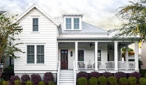 This contemporary property uses a traditional lap siding over most of its exterior. Trends In Shiplap Aspyre Collection