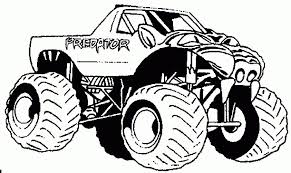 Free printable monster truck coloring pages. Get This Monster Truck Coloring Pages Free Printable 98416