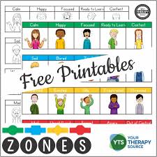 Emotional Regulation Free Printables Your Therapy Source