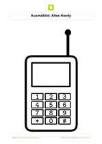 Ausmalbild Altes Handy Kostenlose Ausmalbilder Ausmalen Ausmalbilder
