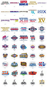 Over the course of the super bowl's 53 year history, the official logo evolved from an assembly of roman numerals and random typefaces to colorful and sometimes aggressive nods to. Which Is Your Favorite Super Bowl Logo Psprint Blog