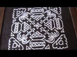 Pongal pot kolam #4 bhogi kolam pongal kolam sankranthi muggulu easy & simple rangoli 1 lakh views crossed. Sankranthi Bhogi Kundala Muggulu Design With 17 17 Straight Dots Pongal Kolam Design Youtube Muggulu Design Big Rangoli Designs Kolam Designs