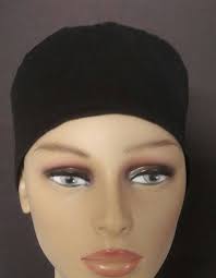 Black Classy Look Ponytail Scrub Hat