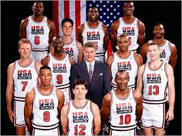 The 1992 United States Men S Olympic Basketball Team Nicknamed The Dream Team Was The First American Olympic T Team Usa Olympics Team Usa Basketball Sports