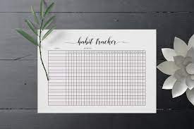 I hope that you enjoyed this post, lovelies! Habit Tracker Printable Habit Tracker Bullet Journal By Old Continent Design Thehungryjpeg Com