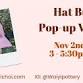 Hat Burning Pop-up Workshop a XAOS event image