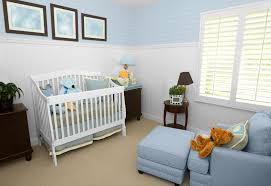 Choose a deep blue accent frame or artwork to set off a light colored wall. About Boy Nursery Ideas Givdo Home Ideas