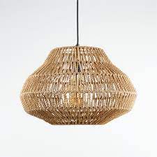 Free shipping on orders over $75. Cabo Small Woven Pendant Light Reviews Crate And Barrel