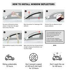 Automotive Exterior For Toyota Estima 2007 2018 Side Window Visors Sun Rain Guard Vent Deflectors