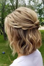 71 Perfect Half Up Half Down Wedding Hairstyles Short Wedding Hair Hair Styles Bridesmaid Hair Short