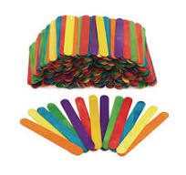 Colorations® Jumbo Colored Wood Craft Sticks - 500 Pieces