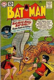 1961 12 Batman Volume 1 144 Bat Mite Meets Bat Girl The Alien Feud On Earth The Man Who Played Batman Batmancomics Dccomics Comic Books Batman Comic Books Robin Comics